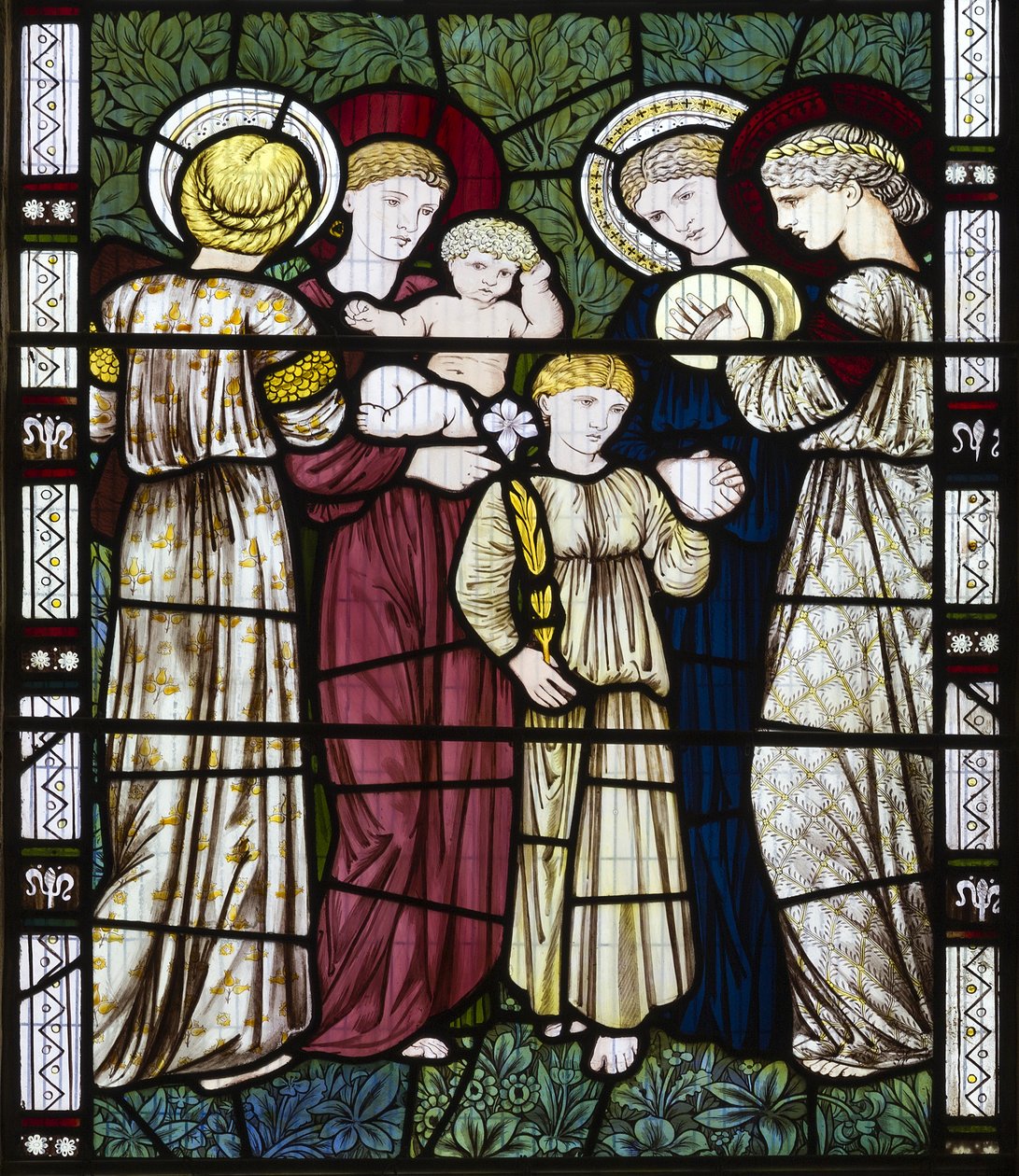 Madres e hijos, 1865 de Edward Burne Jones