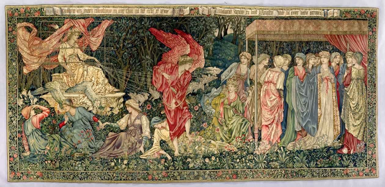 El Paso de Venus, diseñado en 1901 y tejido en 1926 de Edward Burne Jones