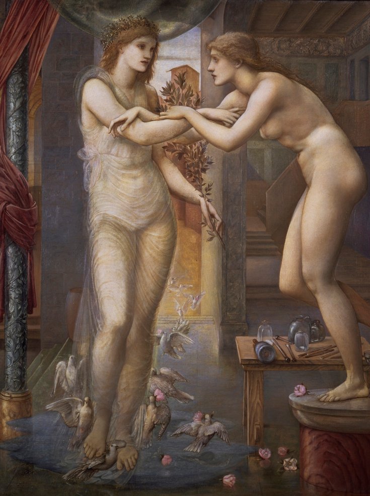 Pigmalión y la imagen: El dios enciende el fuego, 1868-78 de Edward Burne Jones