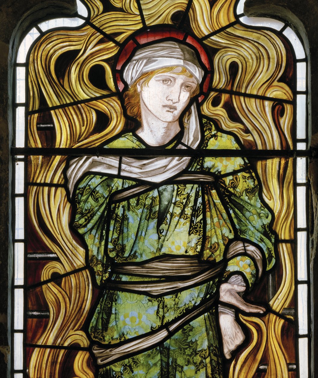 Sadrac, El horno ardiente, Ventana Oeste, 1870 de Edward Burne Jones