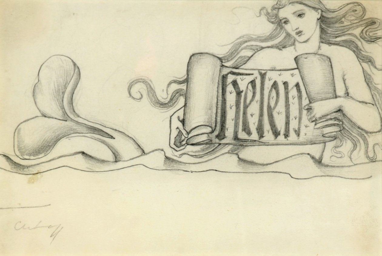 Estudio para Helen de Edward Burne Jones