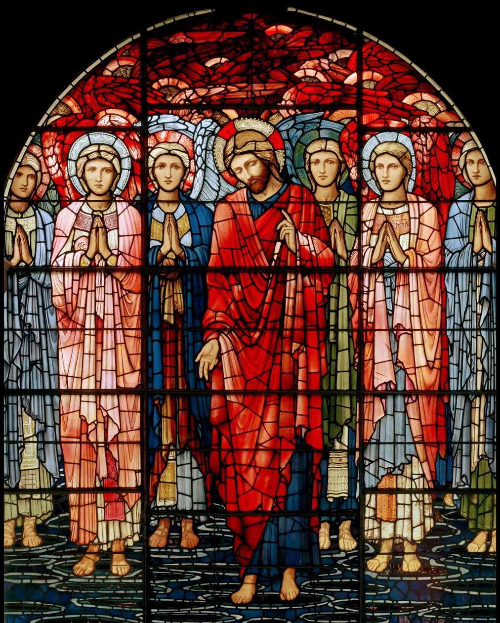 La Ventana de la Ascensión (detalle) de Edward Burne Jones