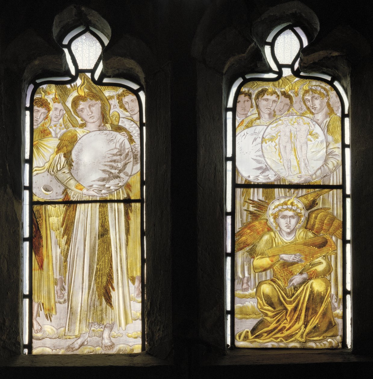 Los días de la creación (detalle), 1870 de Edward Burne Jones