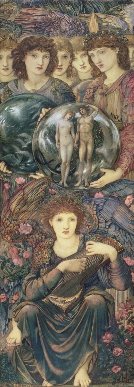 Los días de la creación: El sexto día, 1870-76 de Edward Burne Jones