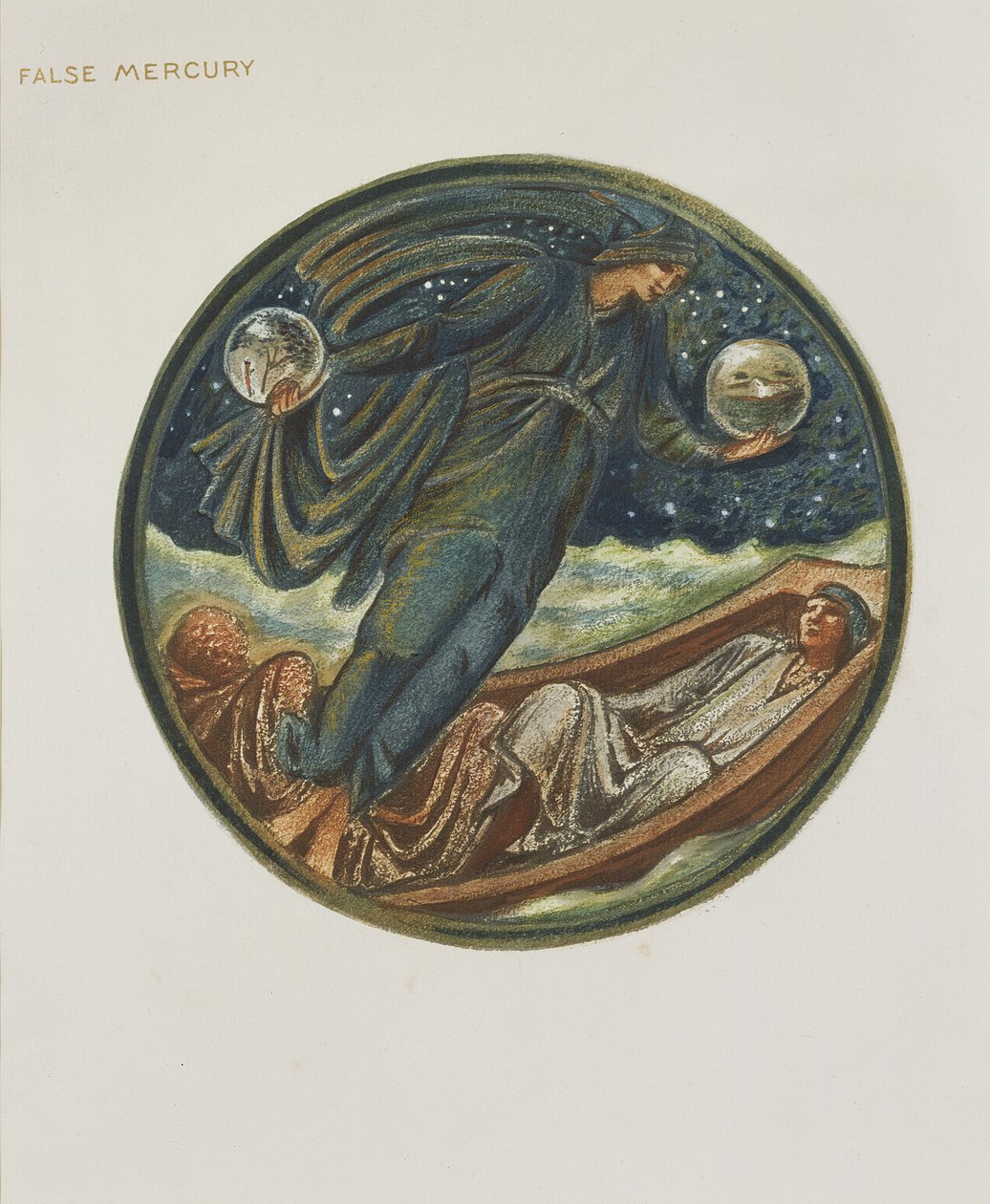 El libro de las flores: XXXVI. Mercurio falso, 1905 de Edward Burne Jones