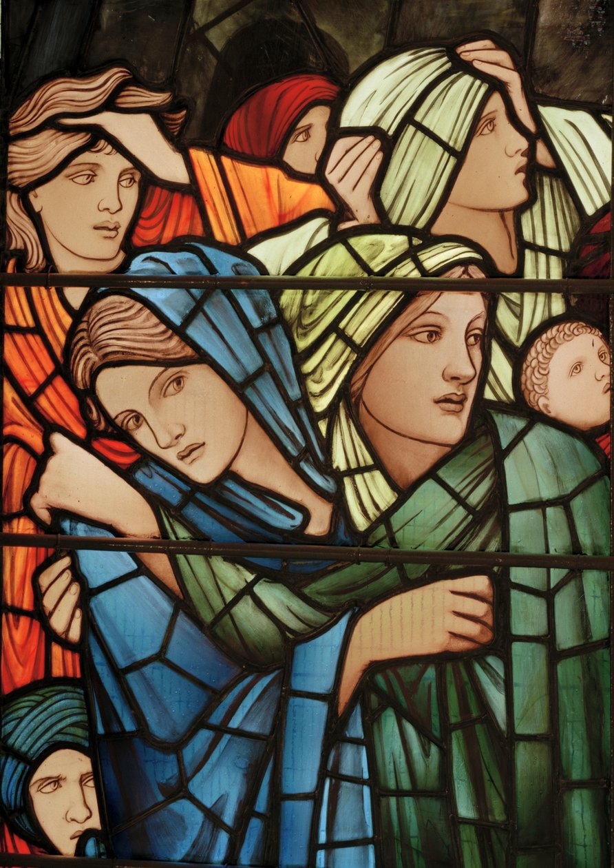 La Ventana del Juicio Final (detalle) de Edward Burne Jones