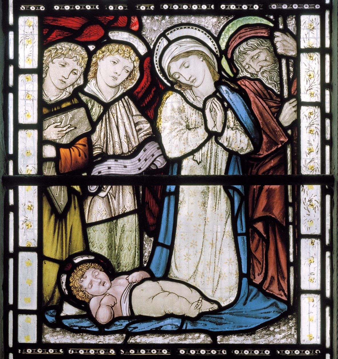 La Natividad de Edward Burne Jones