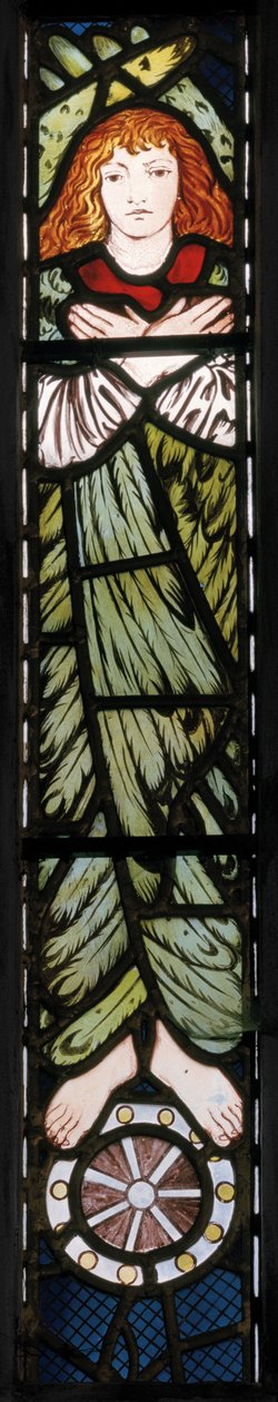 La Nueva Jerusalén, Ángel (detalle) de Edward Burne Jones