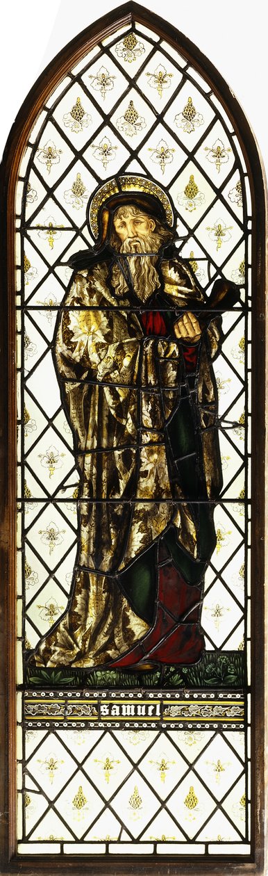 El profeta Samuel, por Morris & Co, 1868 de Edward Burne Jones