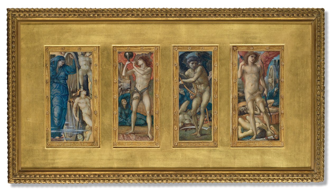 El Triunfo del Amor de Edward Burne Jones
