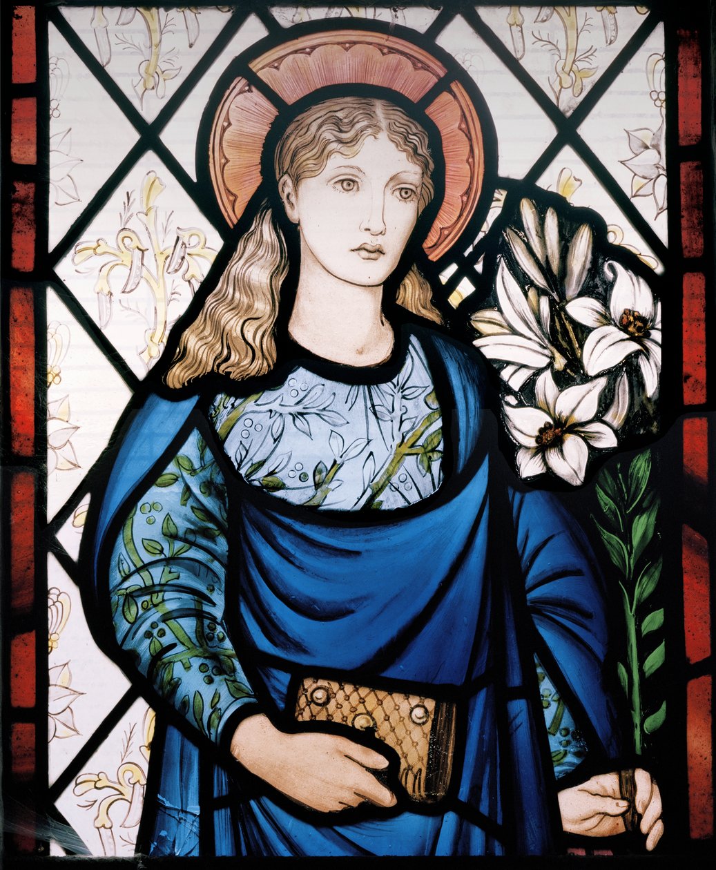 La Virgen María de Edward Burne Jones