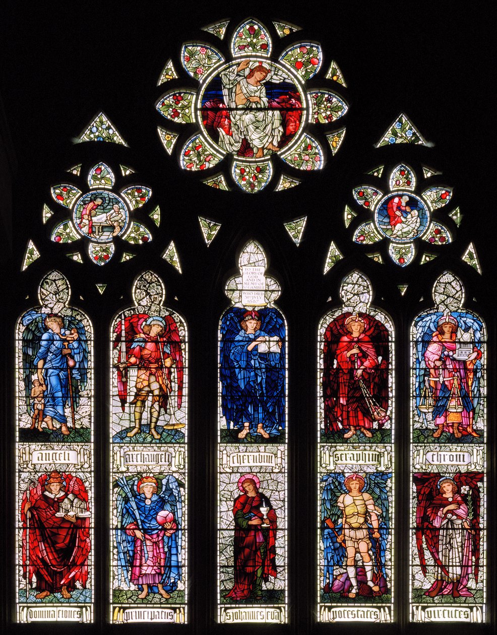 Ventana Oeste de Edward Coley Burne Jones