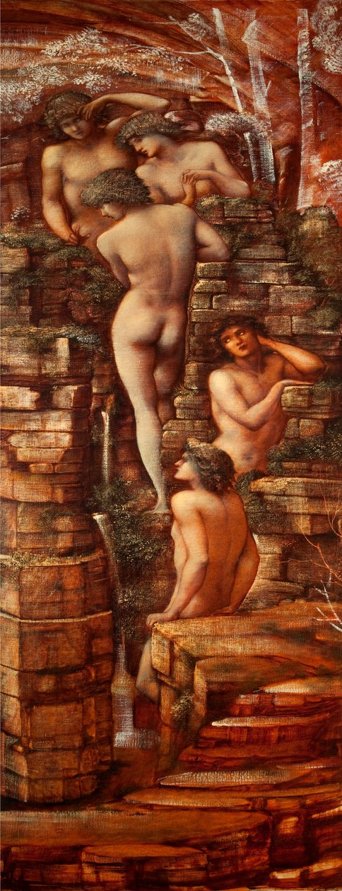 Ninfas del bosque, 1881-85 de Edward Burne Jones