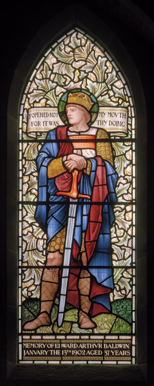 Rey Ethelbert de Edward Coley and Dearle Burne Jones