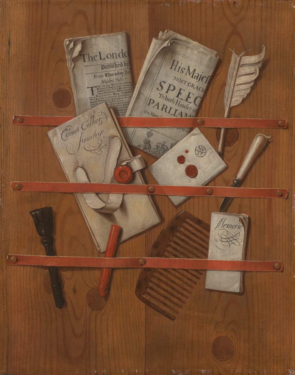 Un estante para cartas de Edward Collier