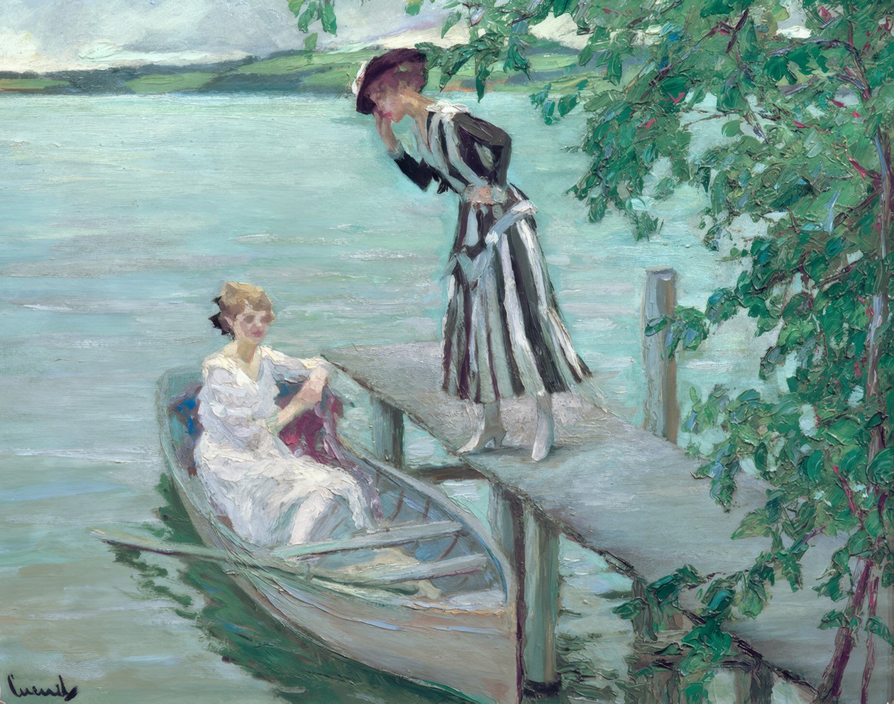 En el embarcadero de Edward Cucuel
