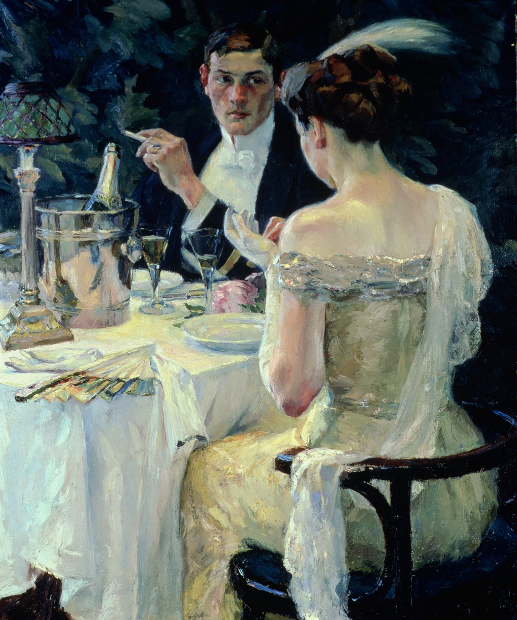 Despedida (óleo sobre lienzo) de Edward Cucuel