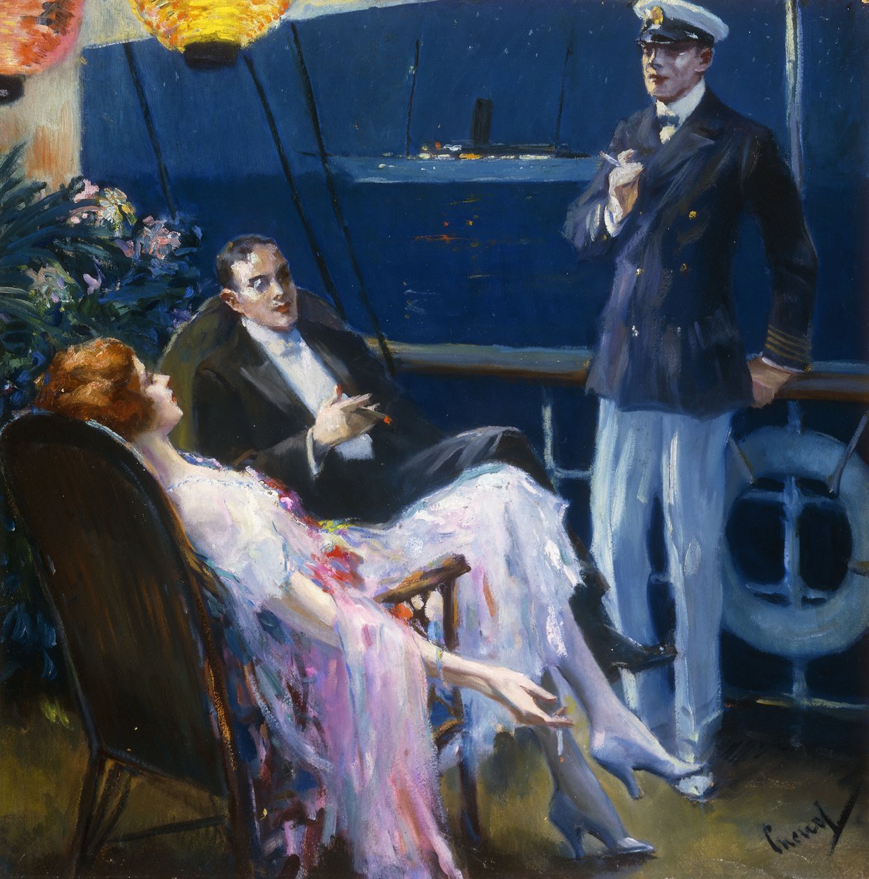 En un crucero de Edward Cucuel