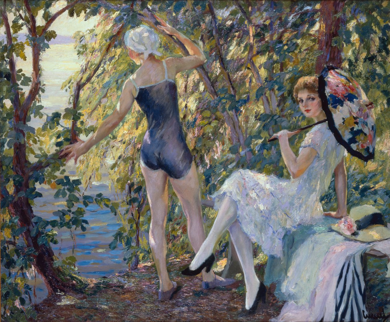 Los bañistas de Edward Cucuel