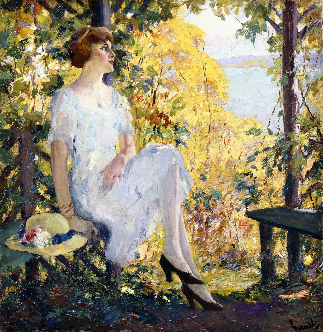 Bajo el cenador de Edward Cucuel