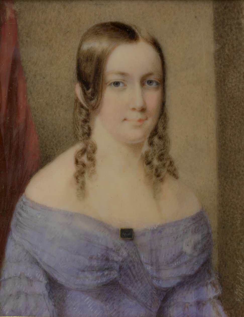 Retrato de una dama, 1842 de Edward Dalton Marchant