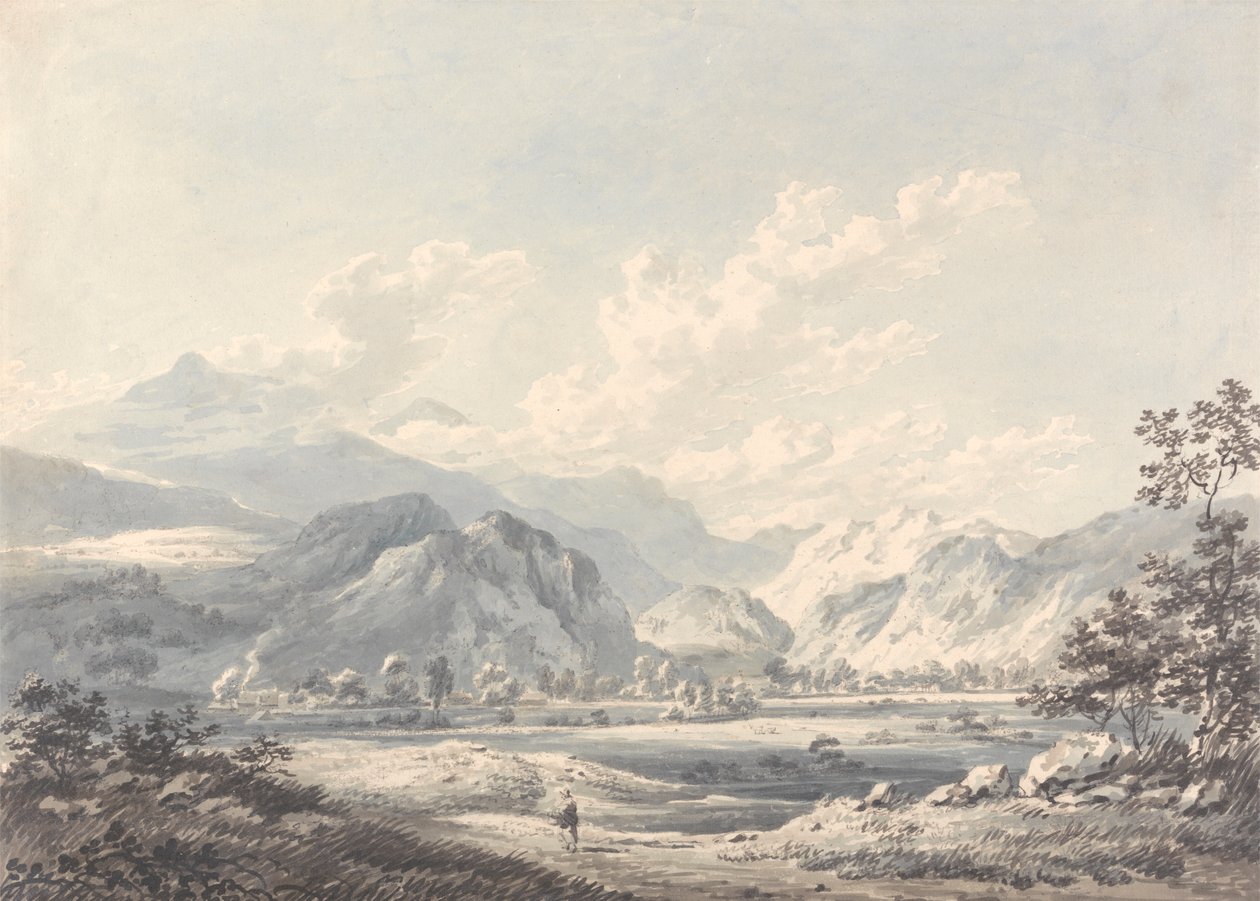 Paisaje de Cumberland de Edward Dayes