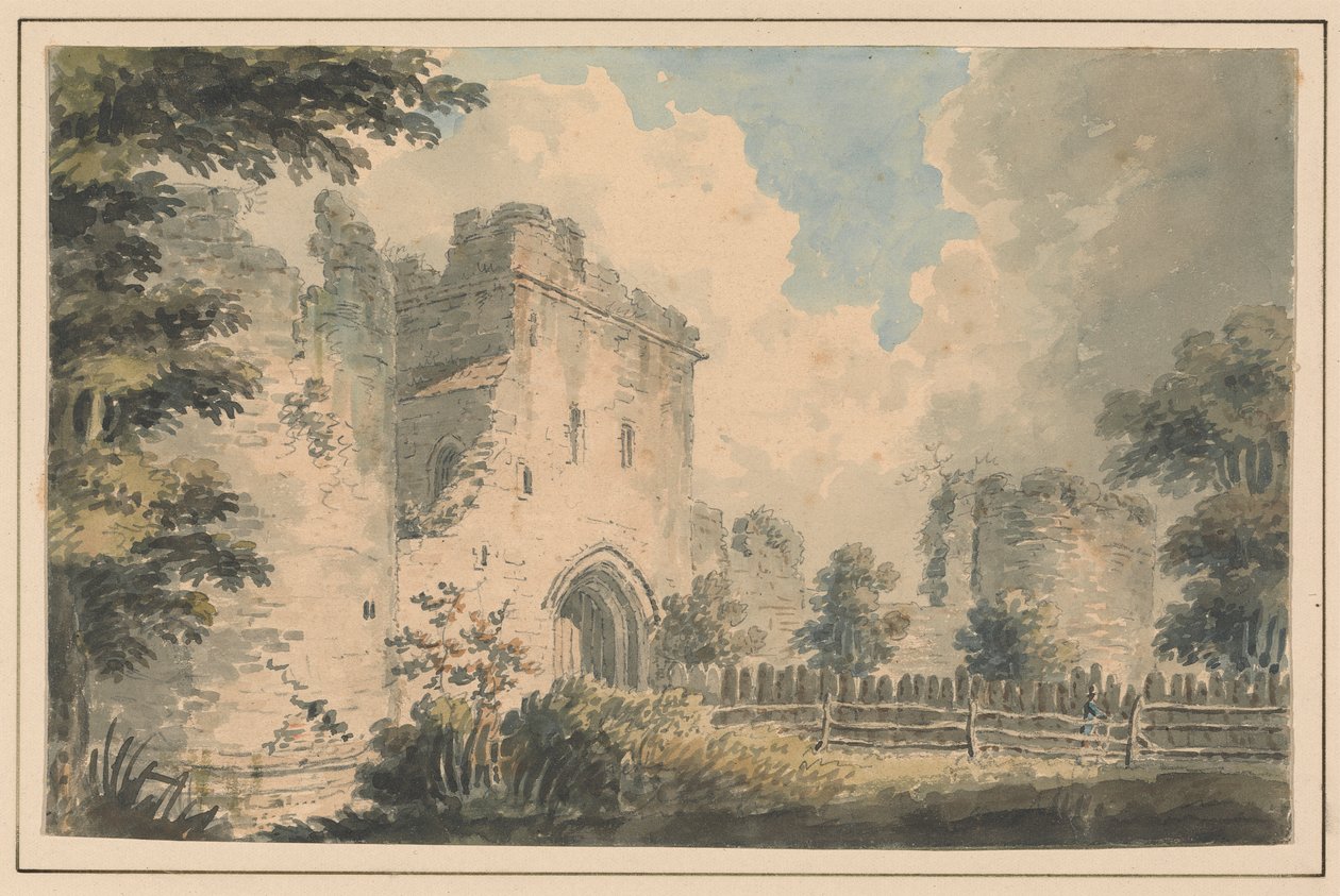 La Torre del Homenaje, Castillo de Porchester de Edward Dayes