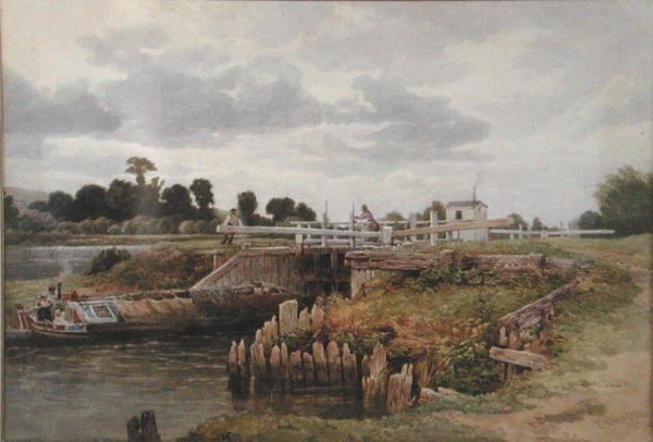 Una vista en el Támesis de Edward Duncan