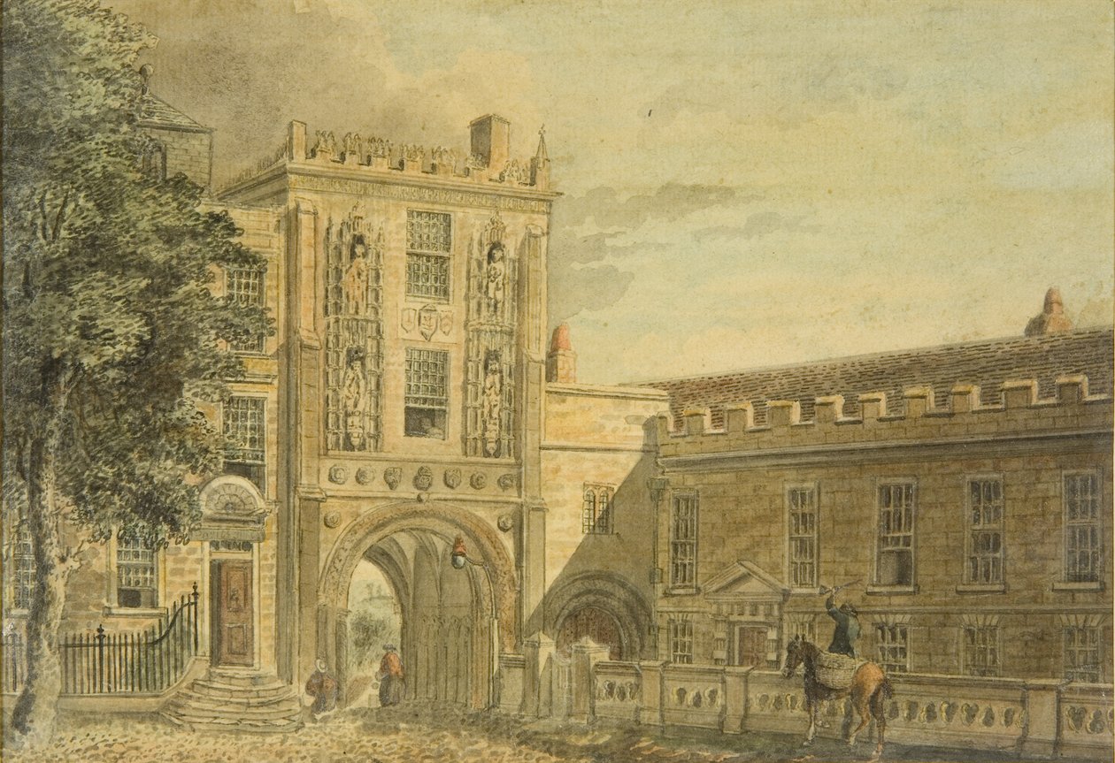 Vista norte de la puerta del colegio de Edward Eyre