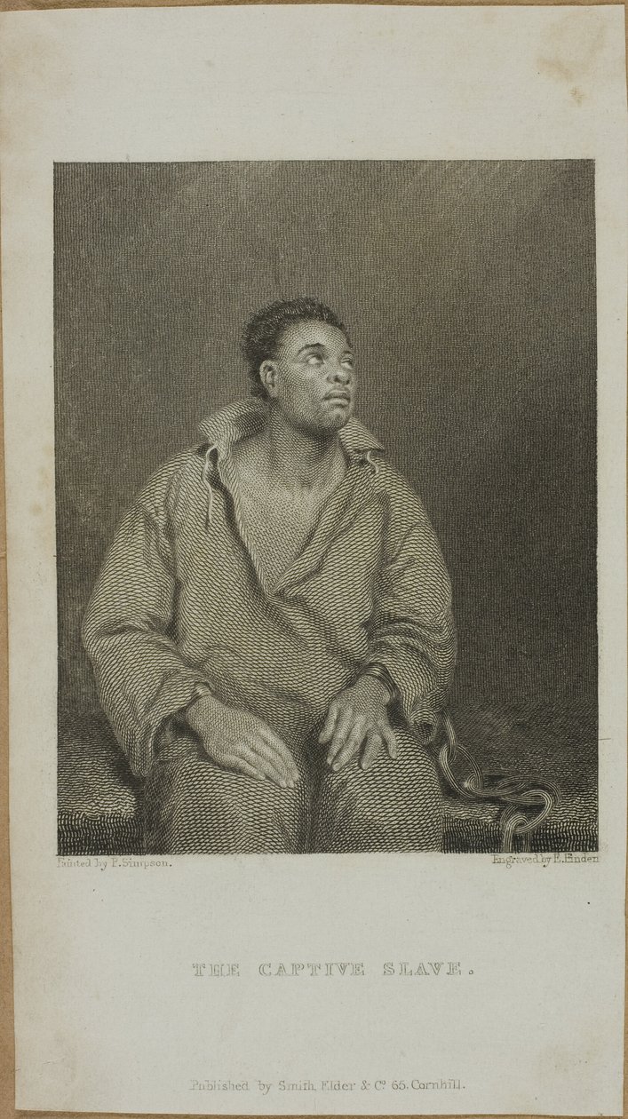 El esclavo cautivo de Edward Finden