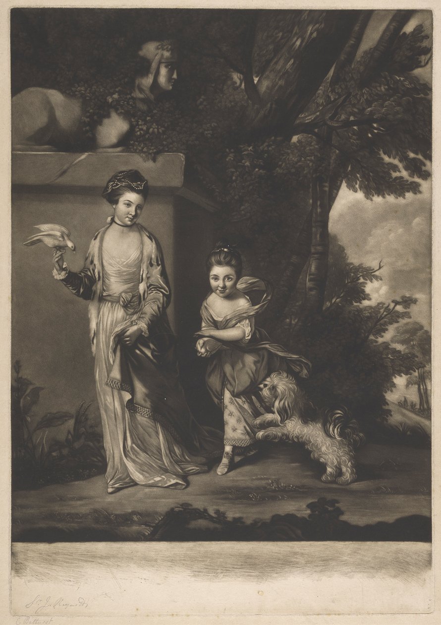 Las señoritas Amabel y Mary Jemina Yorke de Edward Fisher