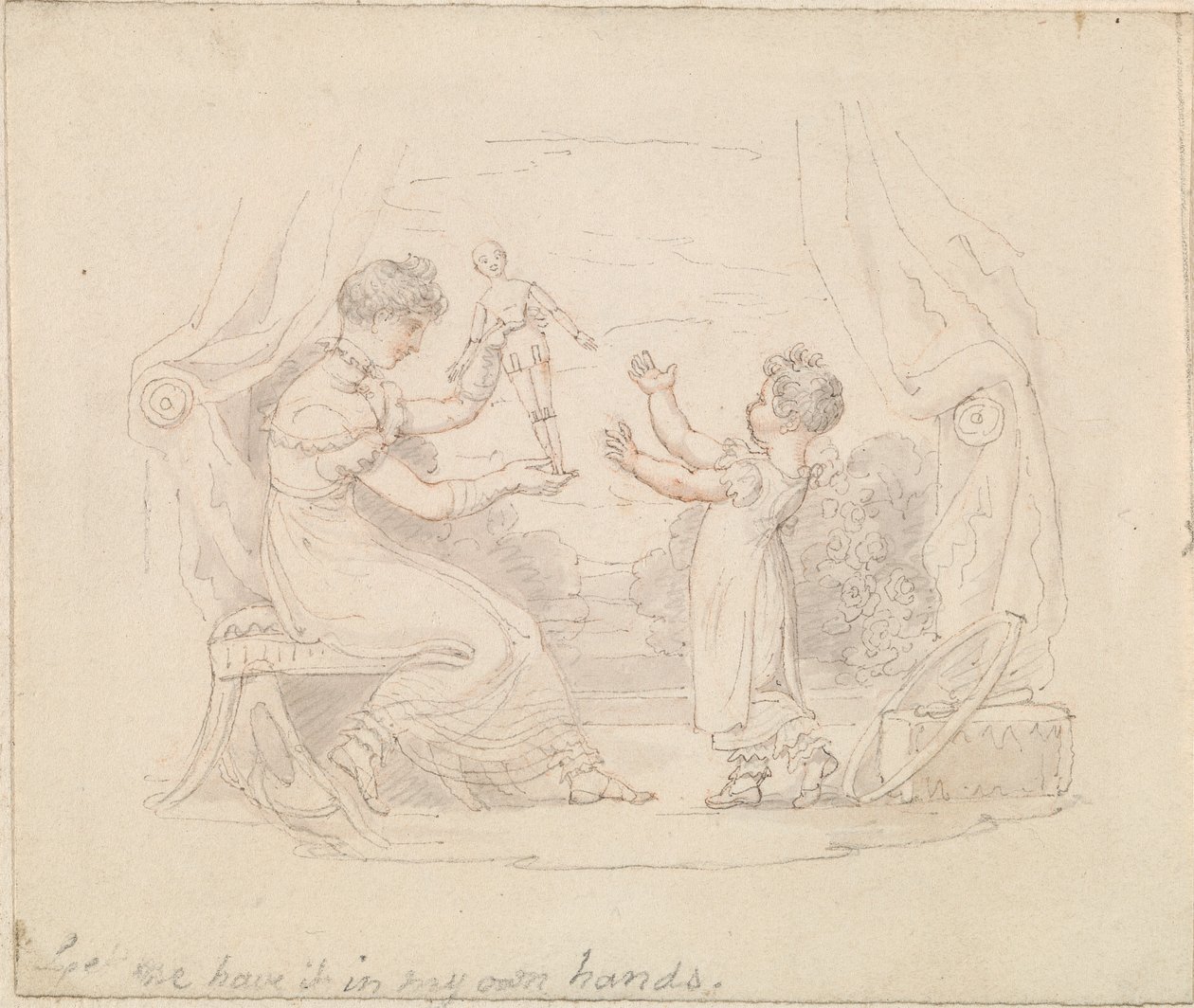 Ilustración para The New Doll: Let me Have It in my Own Hands de Edward Francis Burney