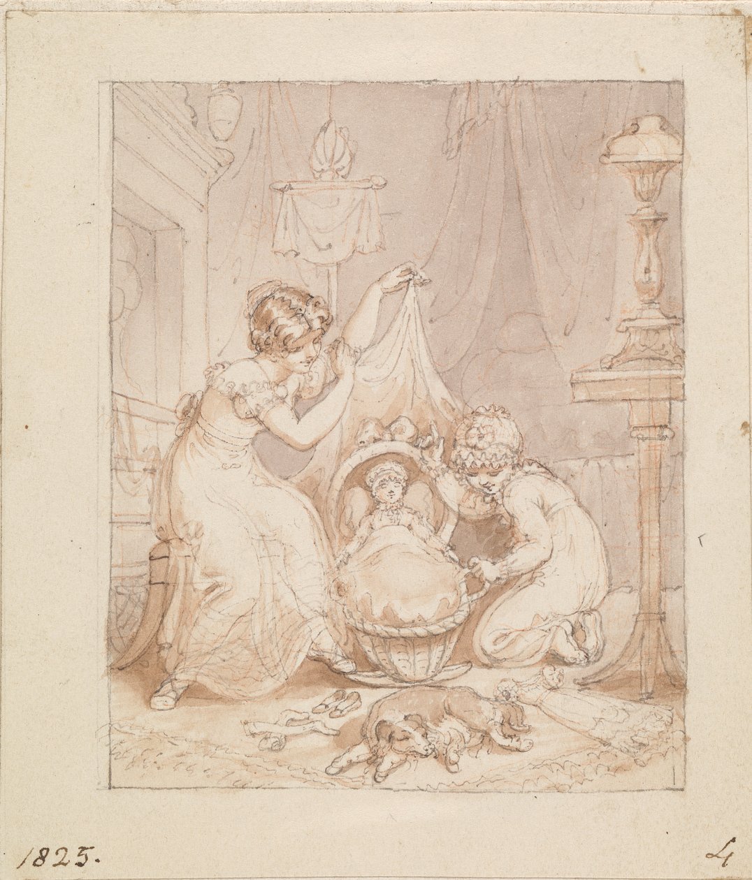 Ilustración para The New Doll: Sin título de Edward Francis Burney