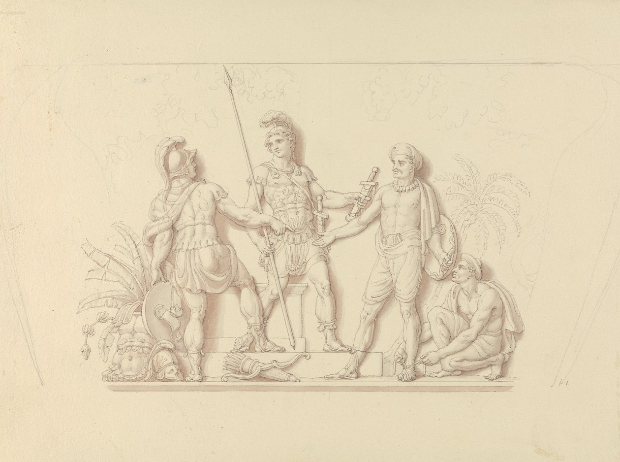 Poner las armas en manos de los indios de Edward Francis Burney
