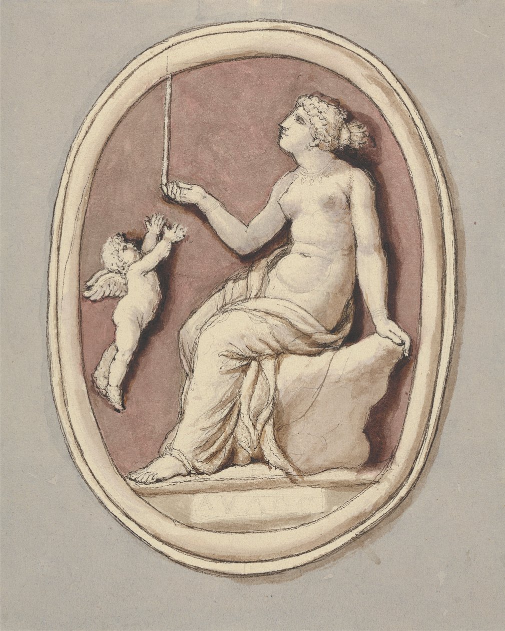 Venus y Cupido de Edward Francis Burney
