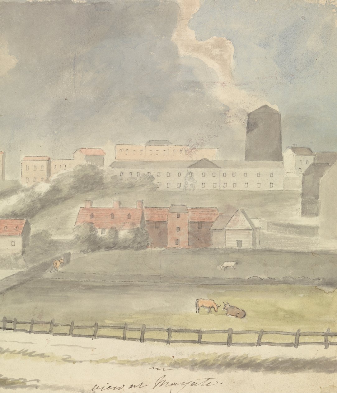 Vista de Margate de Edward Francis Burney