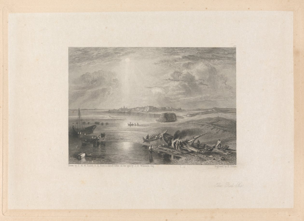 El Mar Rojo y Suez de Edward Francis Finden
