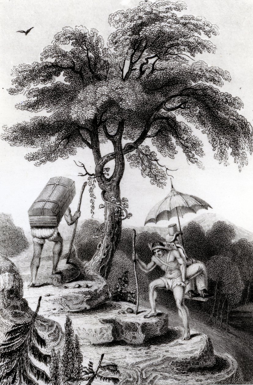 Vista del paso de Quindío, ilustración de 