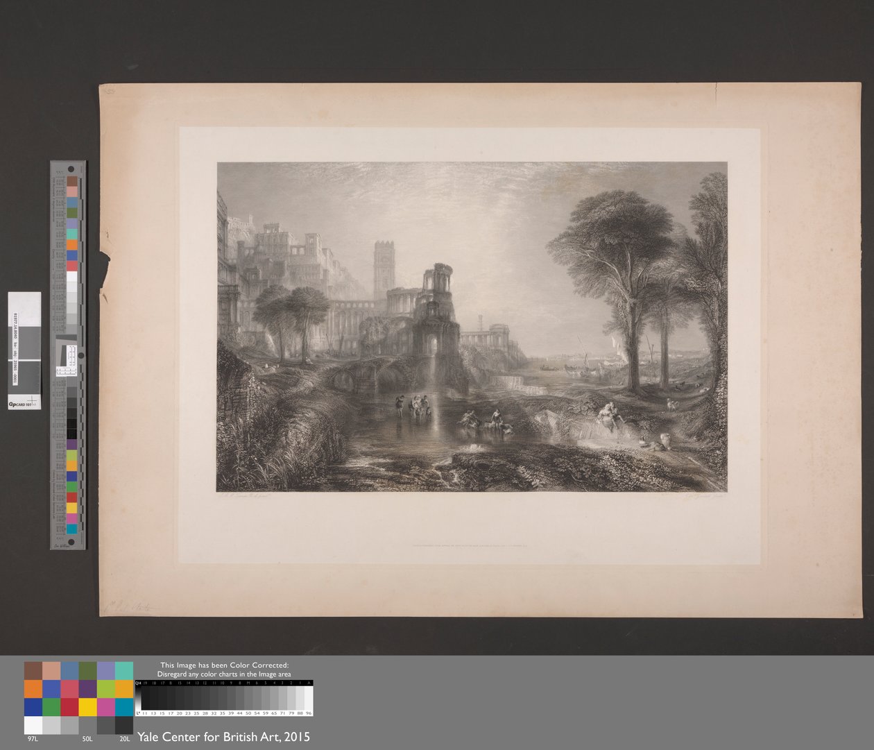 Palacio y puente de Calígula de Edward Goodall