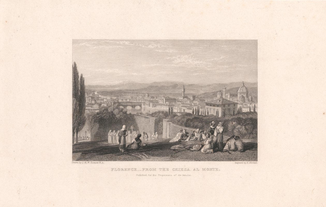 Florencia desde la Chiesa al Monte de Edward Goodall