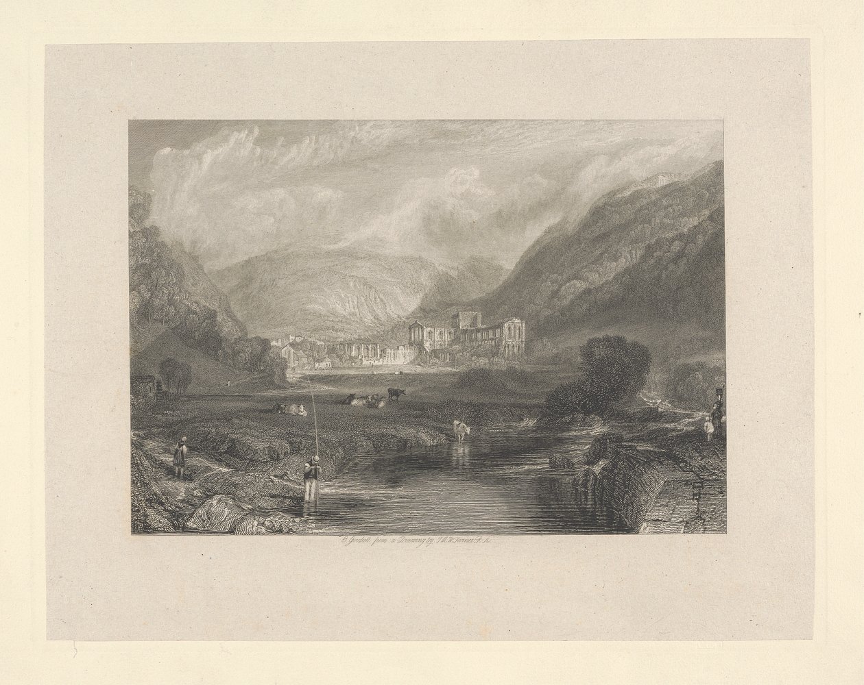 Abadía de Rievaulx, Yorkshire de Edward Goodall