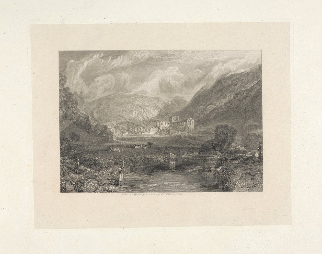 Abadía de Rievaulx, Yorkshire de Edward Goodall