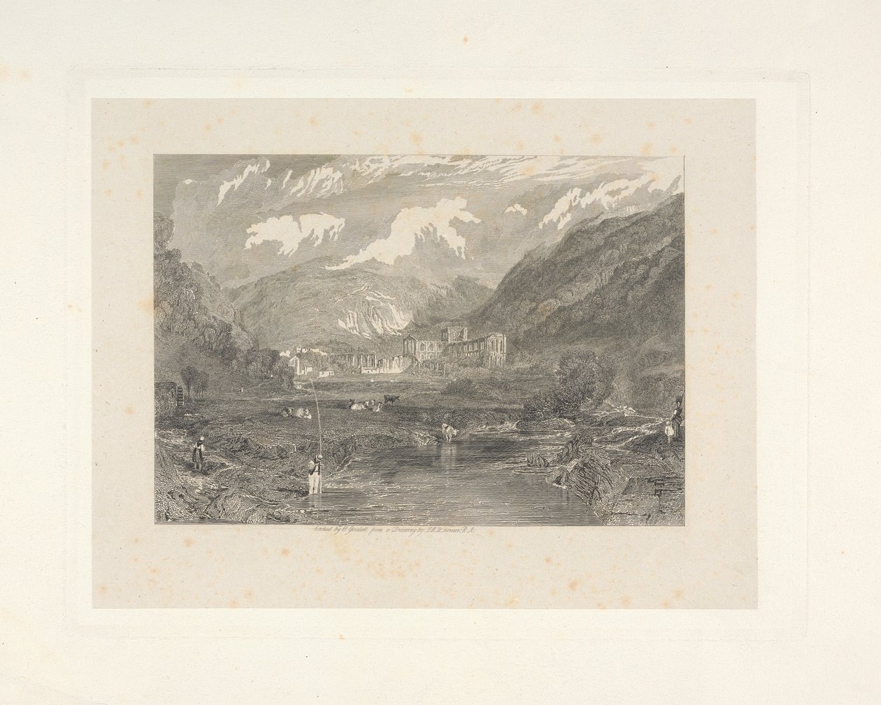 Abadía de Rievaulx, Yorkshire de Edward Goodall