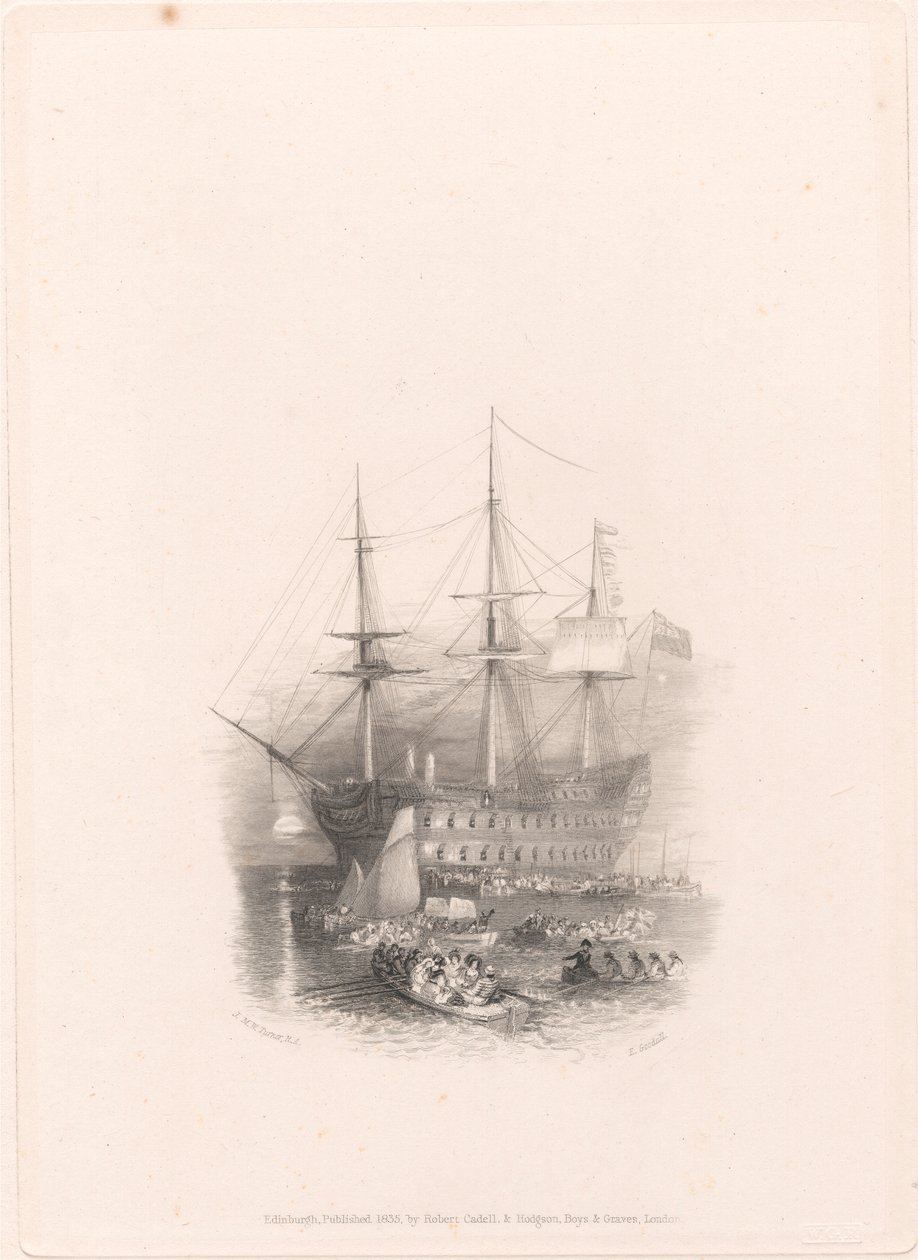 El Belerofonte, Plymouth Sound de Edward Goodall