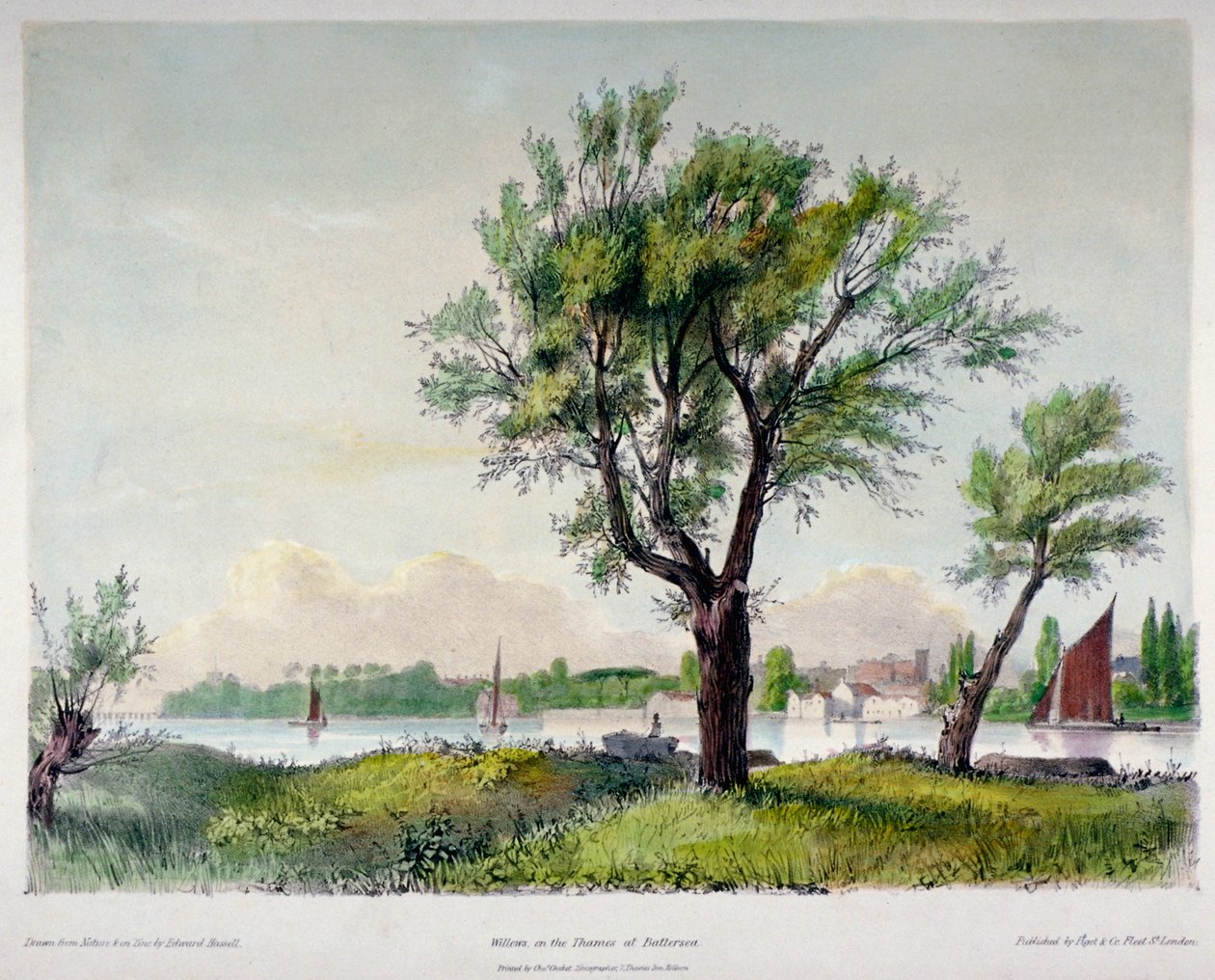 Battersea, Londres, 1840 de Edward Hassell