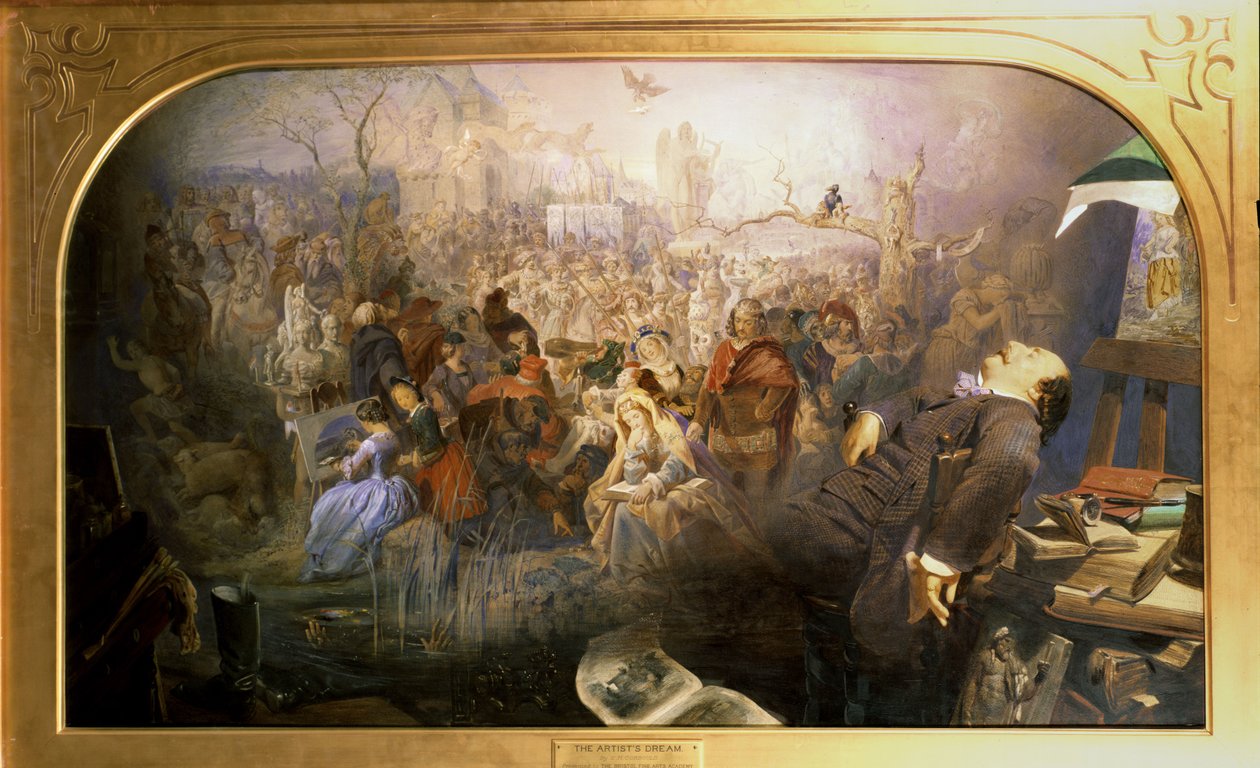 El Sueño del Artista de Edward Henry Corbould