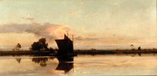 Tarde en el Yare de Edward Henry Fahey