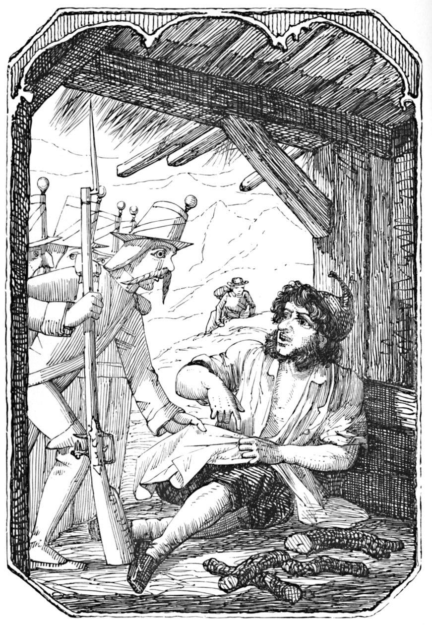 La mochila, el sombrero y el cuerno, 1901 de Edward Henry Wehnert