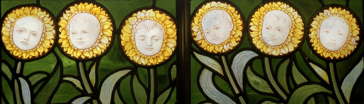 Mary, Mary, Quite Contrary, Flores (detalle) de Edward Holmes Jewitt