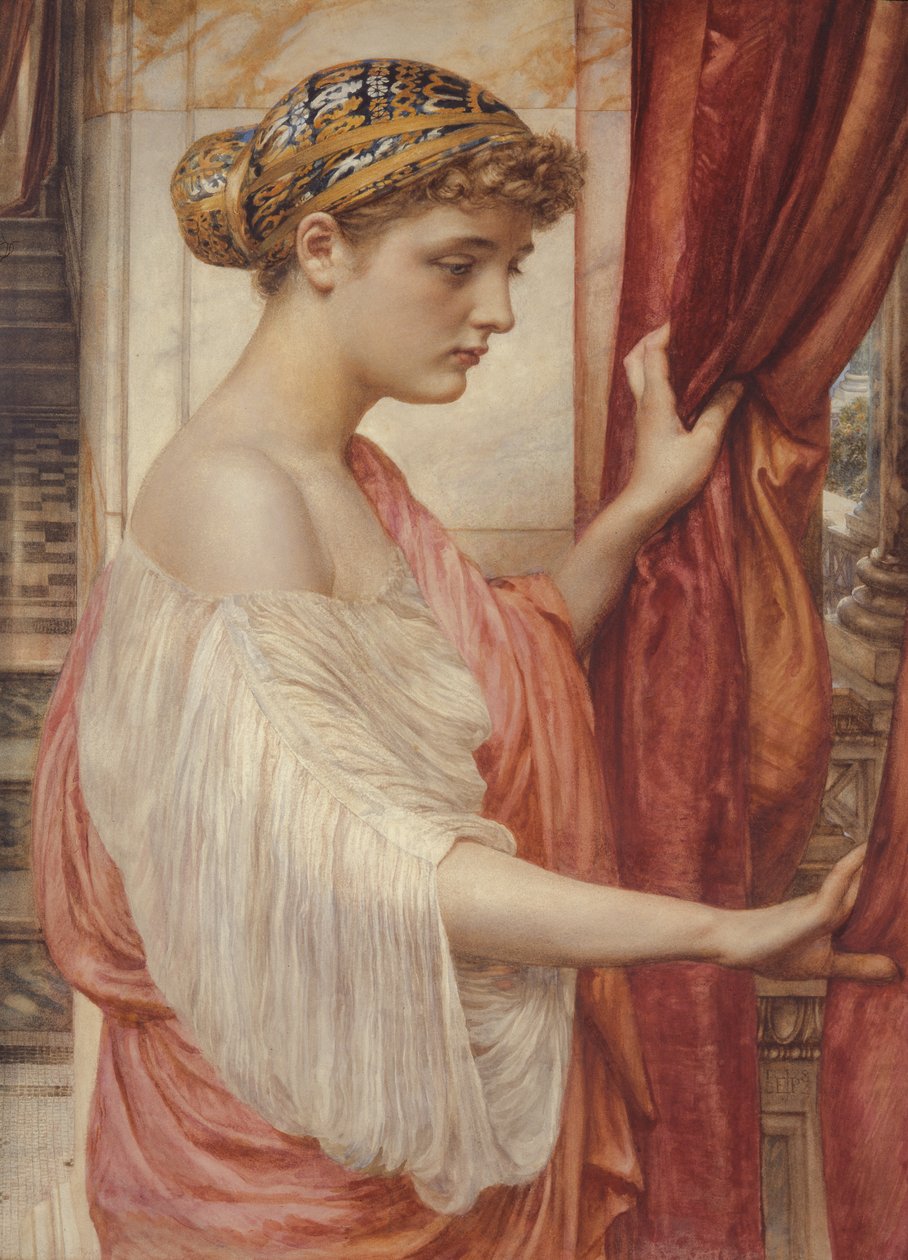En la ventana, 1884 de Edward John Poynter